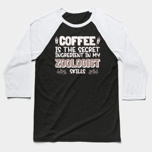 Coffee lover Zoologist Baseball T-Shirt